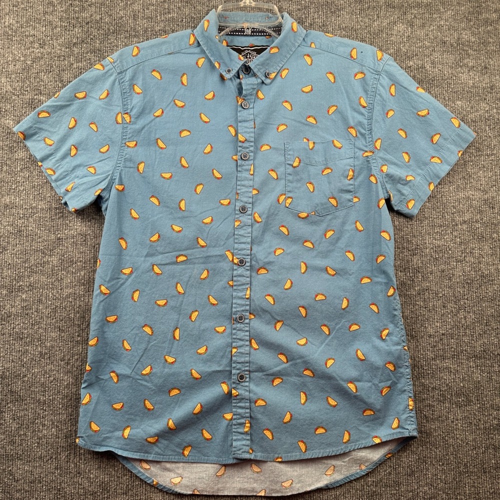 Mens Button Down Shirt Bundle: Nickel & Iron Pineapple & Five Points Taco SS - Picture 9 of 16